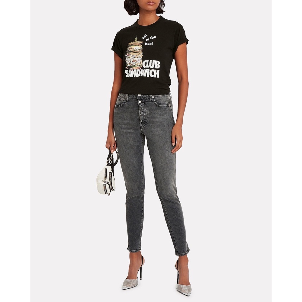 NEW Trave Lawson High-Rise Skinny Jeans in Shades of Grey - Picture 12 of 12